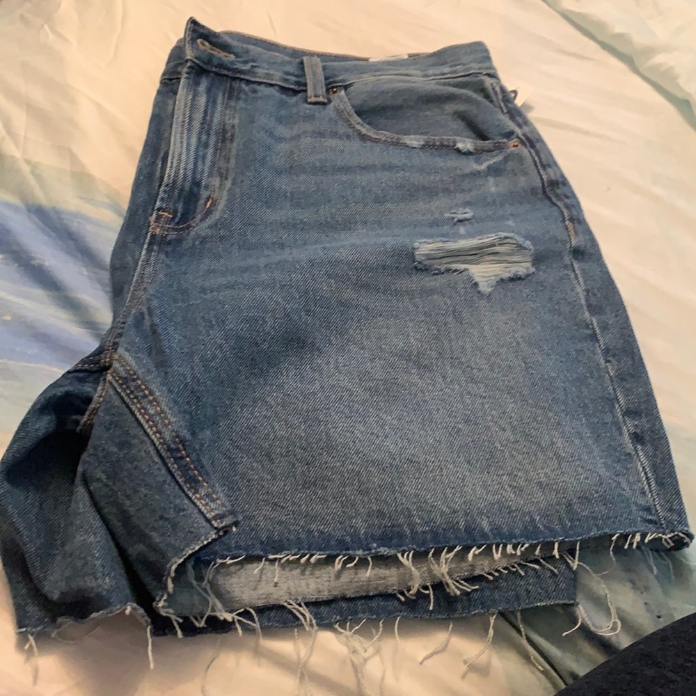 NWT old navy denim distressed shorts